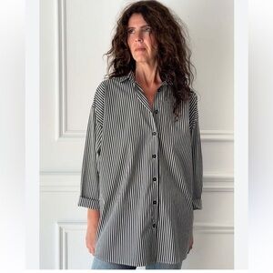 Bergfabel Over Shirt striped 38
